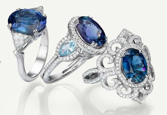 Leibish Sapphire Rings
